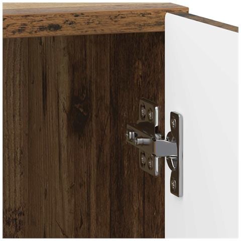 Armadio da Notte 2 pcs Legno antico 43 x 34,5 x 50 cm - Foto 9
