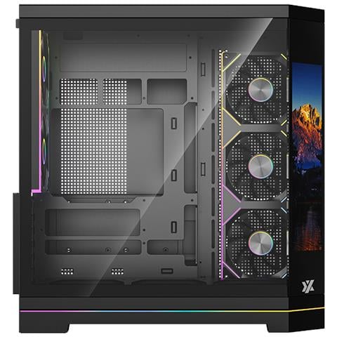 Gabinete Neutrón X Pro, Midi-Tower, ATX /Micro-ATX /ITX, USB 3.0, sin Fuente, 5 Ventiladores Instalados, Negro Midi Tower Nero - Foto 10