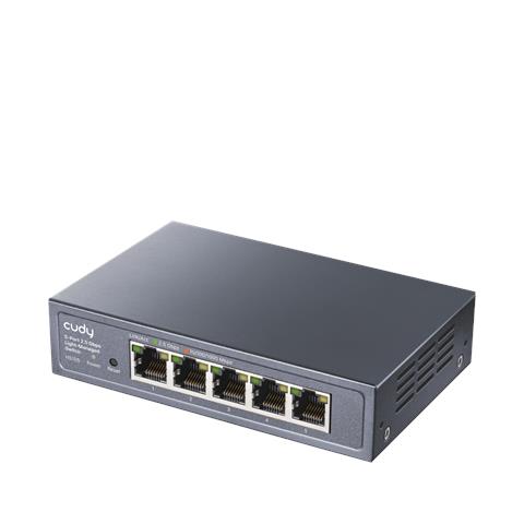 5-Port 2.5G Easy-Managed Switch, HS105 3.0 Gestito L2 2.5G Ethernet (100/1000/2500) Nero - Foto 2