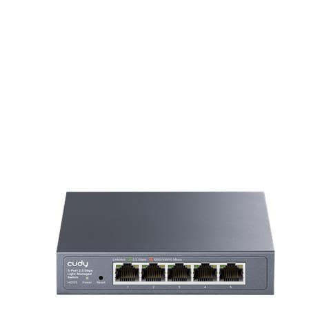 5-Port 2.5G Easy-Managed Switch, HS105 3.0 Gestito L2 2.5G Ethernet (100/1000/2500) Nero - Foto 1