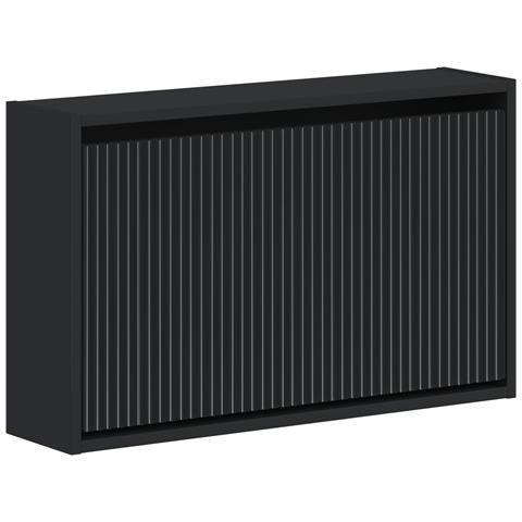 Mobiletto per Scarpe da Muro ARNHEM 71 x 17 x 43 cm Nero - Foto 1