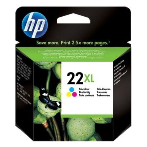 C9351CE Cartuccia Ink Originale 22 Ciano Magenta Giallo per HP Deskjet 3910/3920 / F2187 aIO - Foto 2