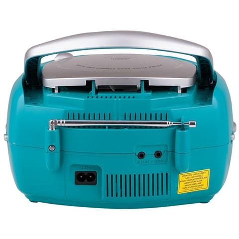 Stereo Portatile Cd Boombox Cd 512 Turchese - Foto 2