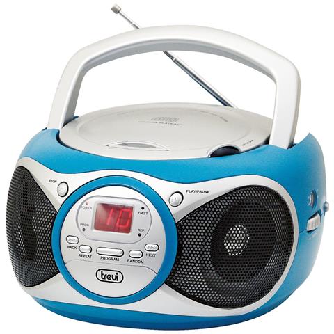 Stereo Portatile Cd Boombox Cd 512 Turchese - Foto 1