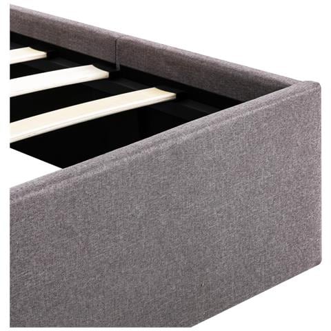 Giroletto Con Contenitore Grigio Talpa In Tessuto 120x200 Cm - Foto 2