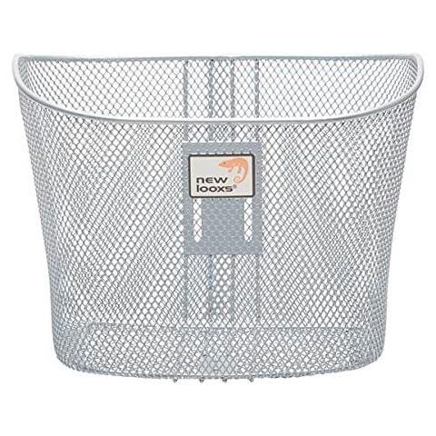 New Looxs Toscane Rapid Lock - cestino Da Bicicletta, Argento, 34 x 25 x 25 cm - Foto 1