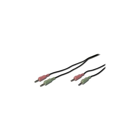 Audio Connection Cable for KVM-Switches, 3m, 3.5mm, 3.5mm - Foto 1