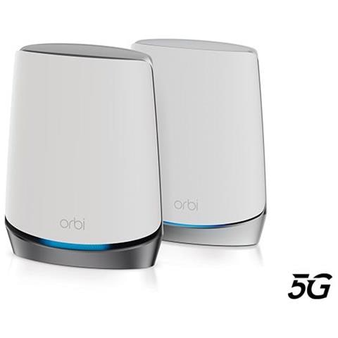 NBK752 router wireless Gigabit Ethernet Banda tripla (2.4 GHz / 5 GHz / 5 GHz) 5G Grigio - Foto 1