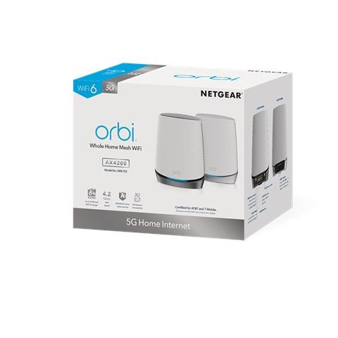 NBK752 router wireless Gigabit Ethernet Banda tripla (2.4 GHz / 5 GHz / 5 GHz) 5G Grigio - Foto 2