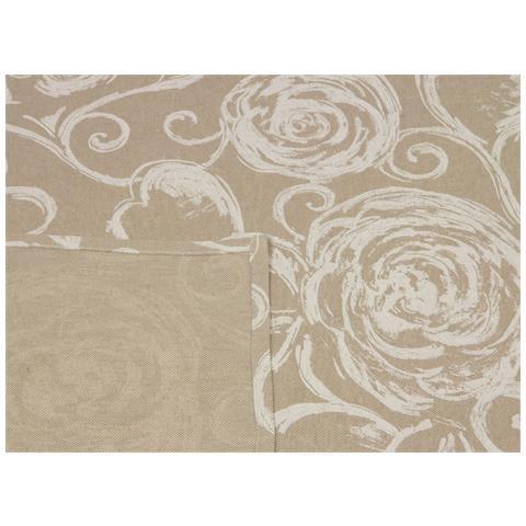 Tovaglia Salotto Cucina In Tessuto Miros Made In Italy Disegno Amelie Bianco 140x140 Amelie Bianco - Foto 5