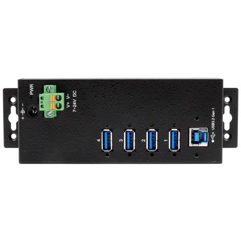 EX-1186HMVS-2 hub di interfaccia USB 3.2 Gen 1 (3.1 Gen 1) Type-B 5000 Mbit /s Nero - Foto 5