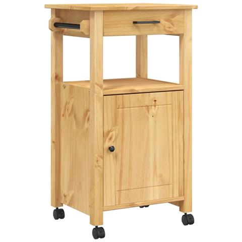 Carrello Da Cucina Monza 48x40x90 Cm In Legno Massello Di Pino - Foto 2