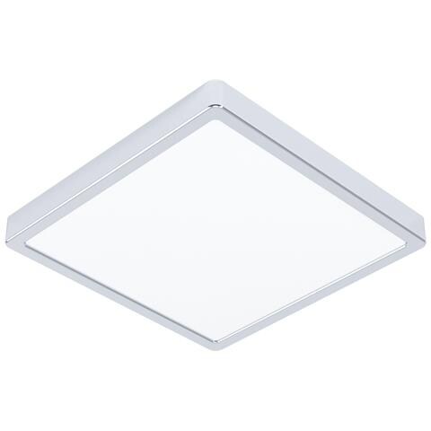 Plafoniera Moderna Fueva 5 Acciaio Cromo Led Integrato 20,5w 4000k Ip44 - Foto 1