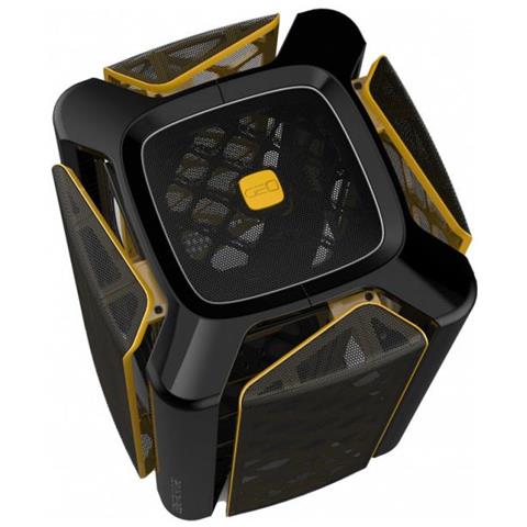 Case ARK Mini Tower E-ATX, ATX, micro ATX, Mini-ITX 3 Porte USB 3.0 Colore Nero /Arancione - Foto 2