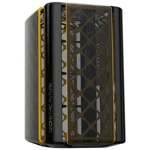 Case ARK Mini Tower E-ATX, ATX, micro ATX, Mini-ITX 3 Porte USB 3.0 Colore Nero /Arancione - Foto 4