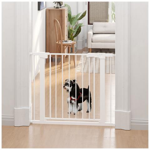 Cancelletto Di Sicurezza Per Cani, Fissaggio A Pressione Larghezza Regolabile 75-96cm - Foto 6
