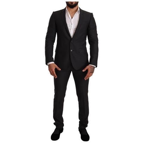 Abito Completo Slim Fit Martini In Lana Grigia - It44 - Xs - Foto 1