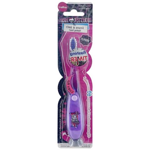 Spazzolino Per Bambini Illuminato Monster High Con Ventosa, Multicolore - Foto 2