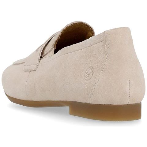 Beige Casual Closed Loafers Mocassino Pelle Scamosciata /nabuk Scarpe Donna Beige Eu 41, D0k02-61 - Foto 3
