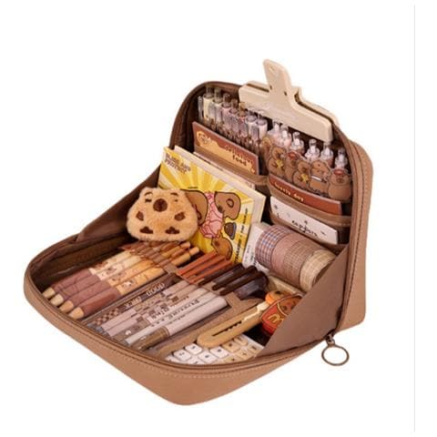 Astuccio Multifunzione A 12 Scomparti Coffee - Foto 1