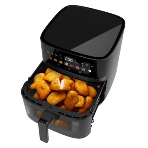 Friggitrice ad aria senza olio8 Litri Doppia Resistenza Duoheat 8000. 2200W - Foto 2