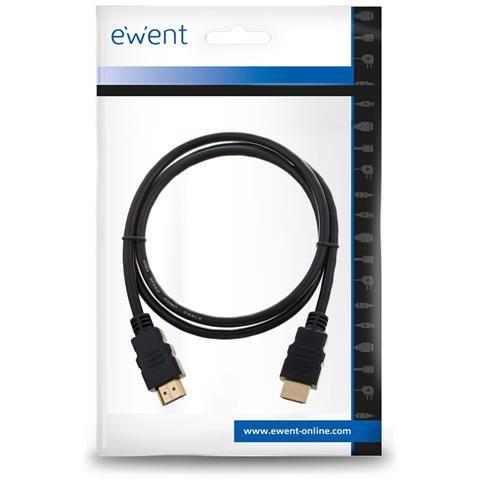 EC1319 cavo HDMI 1,5 m HDMI tipo A (Standard) Nero - Foto 2