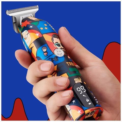 Rasatore Per Capelli E Barba Lk-1923. Con 5 Pettini Da 1 A 5mm E Accessori. Batteria Ricaricabile. - Foto 2