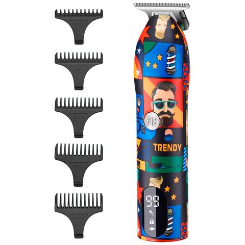 Rasatore Per Capelli E Barba Lk-1923. Con 5 Pettini Da 1 A 5mm E Accessori. Batteria Ricaricabile. - Foto 1