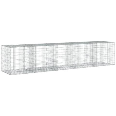 Cesto Gabbione Con Copertura 500x100x100 Cm In Ferro Zincato - Foto 2