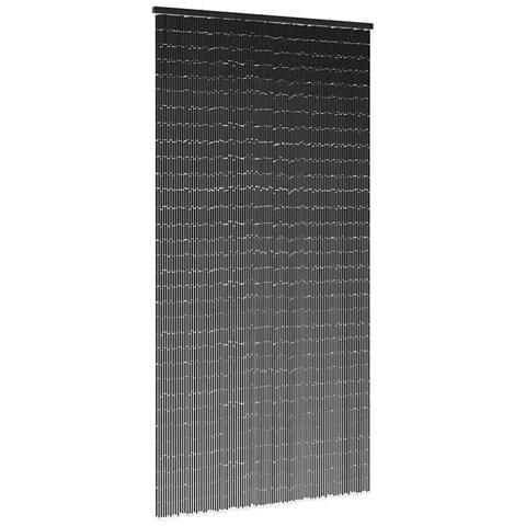 Tenda Antimosche Per Porte Grigio Scuro 100x200 Cm Bambù - Foto 1