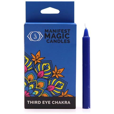 Set 12 Candele Incantesimo - Blu Scuro - Terzo Occhio - Foto 1