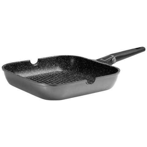 Bistecchiera 28 X 28 Cm, Con Manico Rimovibile, 2 Beccucci - Foto 1