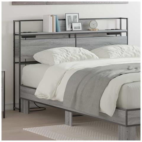 Testata contenitore Grigio sonoma 150 cm Legno multistrato - Foto 2