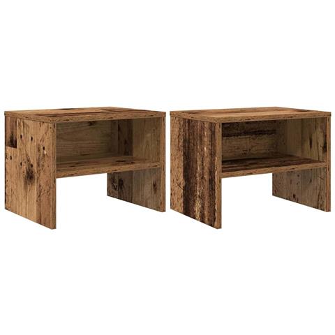 Armadio da Notte 2 pcs Legno vecchio 40 x 40 x 30 cm - Foto 1