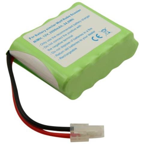 Batteria Per Robot Tosaerba Wolf-garten Robo Scooter 500 / 600 Nimh 12v 2000mah - Foto 1