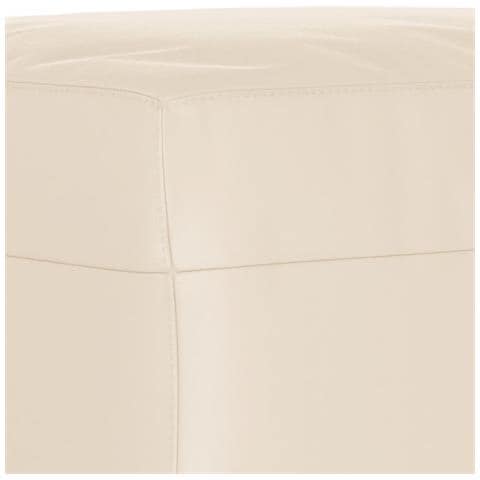Set Divani 4 pz con Cuscini Beige in Tessuto Microfibra - Foto 9