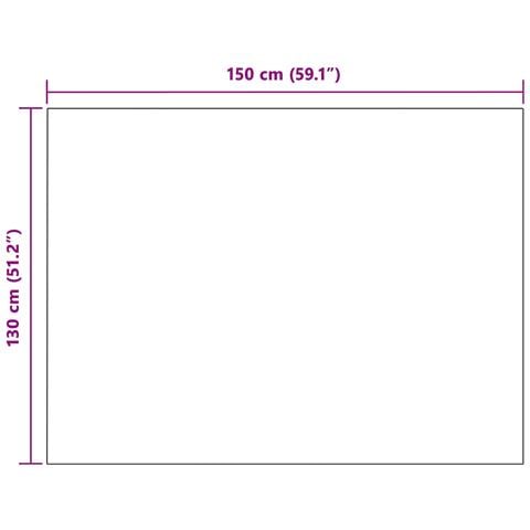 Coperta Grigio scuro 150 x 130 cm Panno - Foto 9