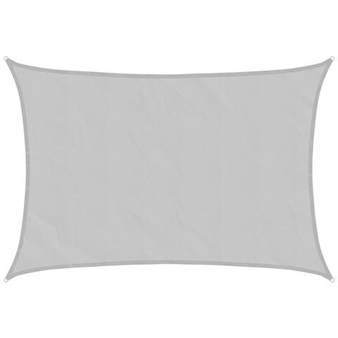 Vela Parasole Grigio Chiaro 4x2,5 m 100% Poliestere Oxford - Foto 1