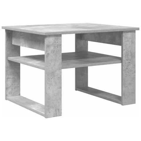 Tavolino da salotto Grigio cemento 64 x 54 x 44 cm - Foto 1