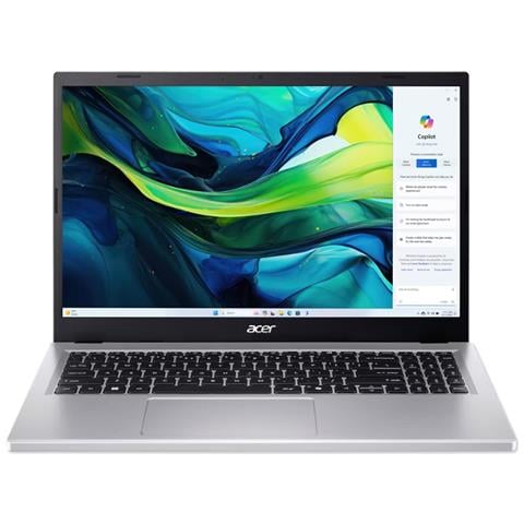 Notebook Aspire Go 15 AG15-71P-511S Intel Core i5-13420H Monitor 15.6" Full HD RAM 16GB SSD 512GB Windows 11 Home Argento - Foto 1