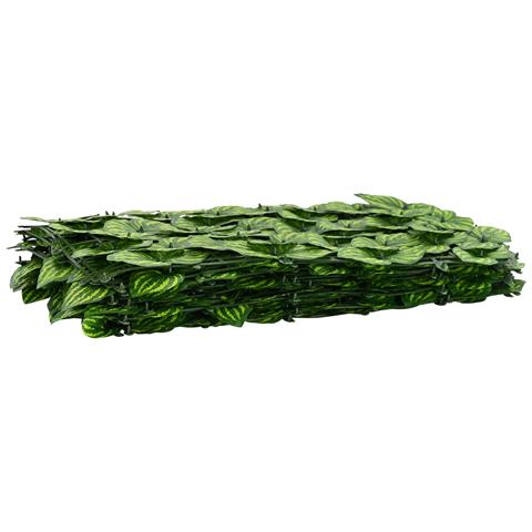 Schermo per balcone con foglie Verde e Giallo 200 x 150 cm - Foto 2