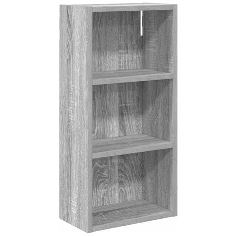 Armadio da bagno a muro Sonoma grigia 30 x 16 x 62,5 cm - Foto 1