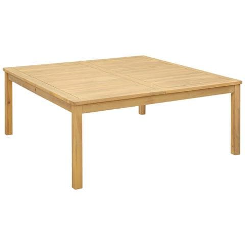 Tavolino da salotto Acacia chiaro 110 x 110 x 45 cm - Foto 1