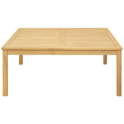 Tavolino da salotto Acacia chiaro 110 x 110 x 45 cm - Foto 2