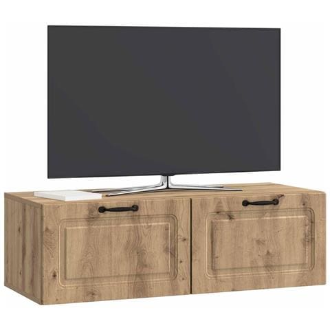 Mobile Porta TV da Muro Rovere Artigianale 98 x 41 x 30 cm - Foto 2