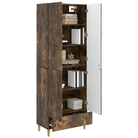Set di armadi 2 pcs Rovere Fumo 66 x 34,5 x 95 cm - Foto 2