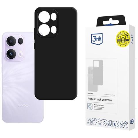 Custodia Per Telefono In Silicone Opaco Nero Per Oppo Reno 13 Pro - Foto 1
