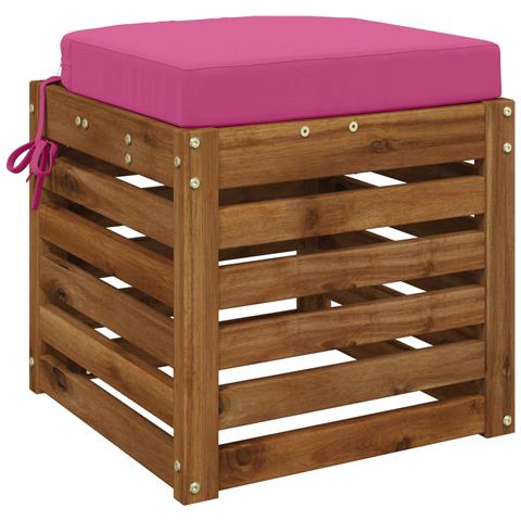 Cuscino per sedile a 1 pezzo SOEST 100% Poliestere Rosa - Foto 2