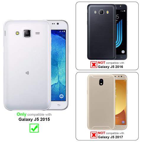 Custodia Compatibile Con Samsung Galaxy J5 2015 In Rosso Mela - Coperchio Protettivo In Design Flip Con Chiusura Magnetica - Foto 9