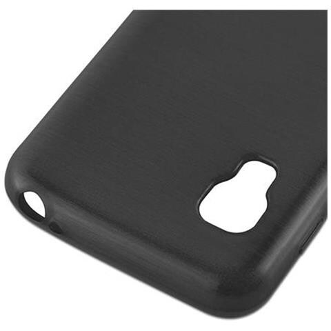 Custodia Compatibile Con Lg L5 Ii (2.gen 2.sim) In Nero - Coperchio Protettivo In Silicone Tpu Flessibile Con Design Spazzolato - Foto 7